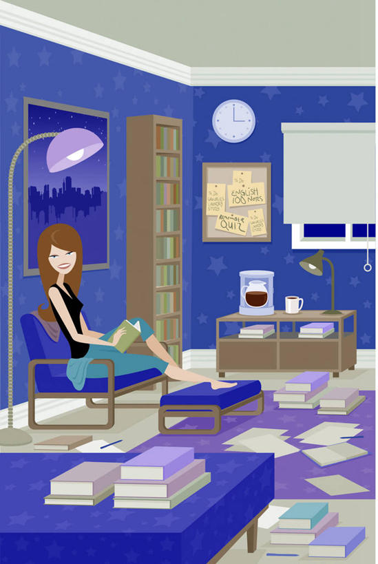 西方人,一个人,无人,坐,竖图,插画,室内,白天,侧面,数码,科技,窗户,地毯,台灯,桌子,杯子,书籍,椅子,照明,欧洲,欧洲人,仅一个年轻女性,仅一个女性,仅一个人,握,阴影,服装,装饰,编织,网络,手工艺品,陶瓷,木椅,墙,灯光,陶瓷制品,织物,高光,几何,计算机图形,拿,合成,图画,拿着,注视,休闲装,书桌,玻璃窗,墙壁,墙面,灯,画,衣服,课桌,马克杯,水杯,书本,工艺品,灯具,观察,看,休闲,休闲服,握着,服饰,观看,华丽,修饰,照亮,点缀,电脑合成图,数码合成图,察看,合成图,照明设备,关注,漫画,写实,具体,具象,衬托,美观,雅致,雅观,年轻女性,女人,女性,白种人,书,图书,坐着,彩图,全身,波斯地毯