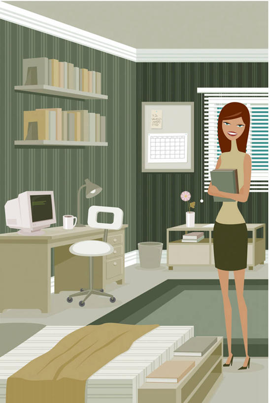 西方人,一个人,无人,站,竖图,插画,室内,白天,正面,电脑,显示器,鼠标,键盘,数码,科技,地毯,书房,台灯,桌子,书籍,椅子,照明,欧洲,欧洲人,仅一个年轻女性,仅一个女性,仅一个人,握,阴影,服装,装饰,编织,网络,手工艺品,墙,灯光,织物,高光,几何,计算机图形,拿,合成,图画,置物架,拿着,注视,休闲装,输入设备,通讯设备,书桌,架子,墙壁,墙面,灯,画,衣服,会议椅,课桌,书本,工艺品,灯具,观察,看,站着,休闲,休闲服,台式电脑,握着,服饰,观看,华丽,修饰,一台,办公椅,照亮,点缀,电脑合成图,数码合成图,察看,合成图,照明设备,关注,通信设备,陈列架,漫画,输出设备,写实,具体,具象,衬托,美观,雅致,雅观,商务椅,培训椅,搁架,年轻女性,女人,女性,白种人,书,图书,站立,彩图,全身,波斯地毯