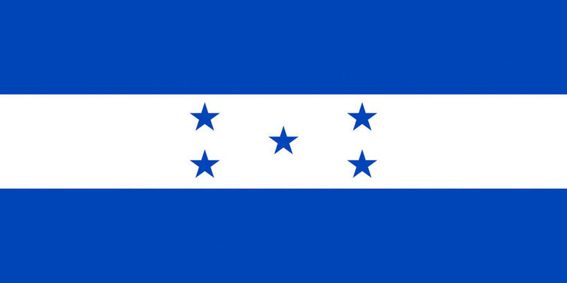 无人,横图,室内,特写,白天,正面,静物,旗帜,国旗,一面,条纹,星星,排列,蓝色,白色,星形,五角形,摆列,五颗,旗,五角星,彩图,洪都拉斯国旗,布列,分列