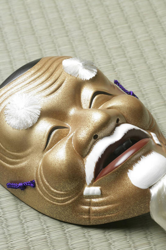 无人,竖图,俯视,室内,特写,白天,静物,阴影,日本文化,艺术,反射,面具,影子,文化,传统,一个,摄影,影棚,单个,彩图,高角度拍摄,影棚拍摄,拍摄,能剧面具,能面