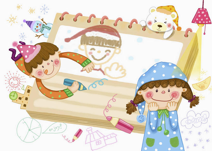 东方人,儿童,无人,两个人,家庭,站,笑,微笑,横图,插画,室内,白天,正面,绘画,游戏,纯洁,数码,科技,熊,帽子,玩具,台历,照明,亚洲,握,阴影,睡衣,服装,艺术,时间,网络,笔,蜡笔,玩偶,灯光,办公用品,泰迪熊,高光,几何,计算机图形,古典,拿,玩,合成,计时,图画,拿着,注视,黄种人,文化,娱乐,蜡笔画,灯,画,文具,小孩,衣服,玩具熊,学习用品,工艺品,灯具,落地灯,观察,看,趴着,品味,站着,休闲,温暖,温馨,一家人,可爱,童年,童趣,益智,握着,服饰,毛绒玩具,睡帽,观看,文具用品,照亮,美术,安慰,日期,电脑合成图,数码合成图,和睦,察看,高雅,衣着,合成图,照明设备,穿着,发泄,关注,消遣,家居服,漫画,童真,烂漫,无邪,写实,具体,具象,美学,宣泄,罗斯福熊,寝衣,衣饰,天真,男孩,男人,男性,女孩,女人,女性,亚洲人,日历,趴,玩耍,嬉戏,站立,半身,彩图,融洽,男生,女生