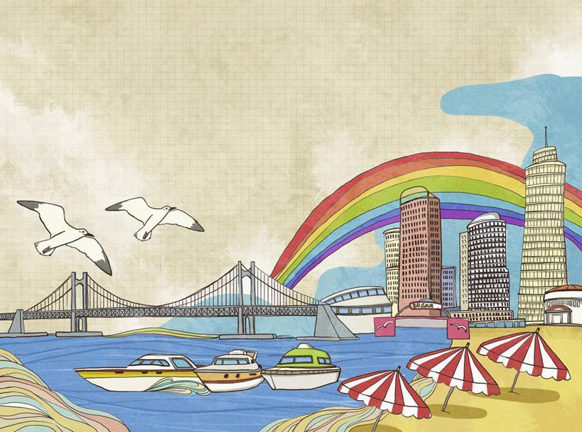 无人,高楼大厦,横图,插画,室内,白天,正面,度假,数码,科技,彩虹,海浪,海洋,美景,沙滩,城市风光,城市,大桥,大厦,建筑,立交桥,轮船,摩天大楼,桥梁,船,海鸟,海鸥,鸟,釜山,韩国,亚洲,飞翔,伸展,张开,展翅,阴影,波纹,飞溅,溅,飞行,网络,翅膀,鸟类,伞,沙子,液体,雨伞,遮阳伞,海岸,景观,浪花,水滴,云,云朵,高架,斜拉桥,桥,沙地,高光,几何,计算机图形,翱翔,合成,云彩,图画,娱乐,阳伞,飞,画,水珠,白云,水纹,天空,海水,船尾波,楼宇,交通工具,波浪,天,两只,享受,休闲,景色,放松,电脑合成图,数码合成图,太阳伞,合成图,喷洒,载具,漫画,海景,东亚,张开翅膀,写实,具体,具象,大韩民国,釜山市,釜山广域市,广域市,展开翅膀,大海,风浪,海,海水的波动,海滩,近岸浪,涌浪,虹,虹桥,七彩虹,天虹,彩图,全身,大楼,高层建筑,高楼,摩天楼