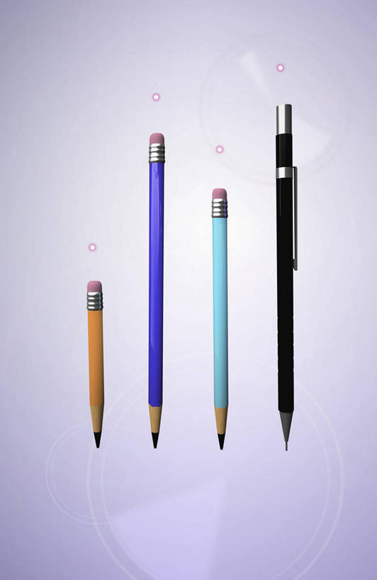 无人,竖图,俯视,室内,特写,白天,静物,一排,整齐,笔,办公用品,文具,排列,蓝色,铅笔,橡皮,学习用品,橙色,摄影,影棚,文具用品,橡皮擦,一支,三支,队列,自动铅笔,彩图,高角度拍摄,影棚拍摄,拍摄