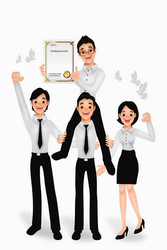 东方人,无人,四个人,同事,商务人士,商务男性,商务女性,站,坐,举,笑,微笑,露齿笑,竖图,插画,室内,白天,白色背景,正面,衬衫,成功,胜利,合作,团队,集体,信心,数码,科技,亚洲,握,阴影,套装,网络,眼镜,领带,高光,几何,计算机图形,合成,图画,注视,黄种人,队伍,画,观察,看,托,站着,光彩,握着,观看,电脑合成图,数码合成图,察看,领导,象征,庄重,合成图,成就,关注,奖励,商务装,身份,奖状,荣誉,合伙,领袖,漫画,近视眼镜,工薪阶层,写实,具体,具象,正式,地位,荣耀,光荣,男人,男性,年轻男性,年轻女性,女人,女性,亚洲人,白领,上班族,举起,举手,举着,向上举,向上伸,向上托,站立,坐着,彩图,全身,衬衣,证明书