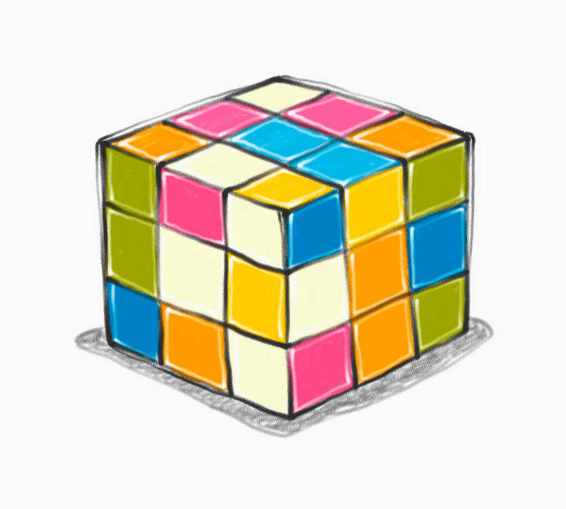 无人,横图,插画,室内,白天,白色背景,正面,游戏,智慧,神秘,数码,科技,玩具,阴影,反射,网络,影子,高光,几何,计算机图形,玩,合成,图画,娱乐,画,一个,黄色,蓝色,绿色,白色,休闲,魔方,益智,单个,活动,电脑合成图,数码合成图,合成图,发泄,消遣,智力,神奇,漫画,写实,具体,具象,宣泄,奥秘,鲁比克方块,魔术方块,扭计骰,玩耍,嬉戏,彩图