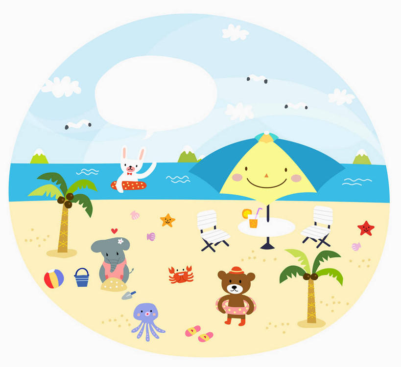 游泳,海鲜,蟹,无人,站,坐,横图,插画,室内,白天,白色背景,正面,数码,科技,海浪,海洋,沙滩,植物,桌子,棕榈树,哺乳动物,大象,野生动物,熊,章鱼,叶子,椅子,阴影,网络,木制,螃蟹,兔子,救生圈,伞,沙子,雨伞,遮阳伞,塑料,海岸,浪花,云,云朵,绿叶,沙地,高光,几何,计算机图形,合成,云彩,图画,茶几,注视,阳伞,水产,海洋生物,画,树,树木,一只,红色,蓝色,绿色,白云,蓝天,天空,自然,海水,动物,木制品,塑料制品,游泳圈,天,观察,看,站着,嫩叶,充气,生长,晴朗,成长,观看,石吸,死牛,兔,望潮,坐蛸,电脑合成图,数码合成图,察看,太阳伞,救生,合成图,关注,水生动物,海产品,水生物,凶猛,漫画,海景,海底动物,棕榈叶,写实,具体,具象,泅水,甲壳动物,拍浮,残暴,凶残,叶,叶片,大海,风浪,海,海水的波动,海滩,近岸浪,涌浪,晴空,棕树,棕榈,棕熊,象,石居,马熊,八爪鱼,站立,坐着,彩图,全身