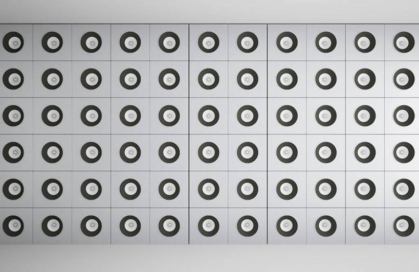 无人,横图,室内,特写,白天,正面,机器,静物,一排,许多,整齐,并列,并排,图形,正方形,音响,很多,几何,设备,喇叭,排列,队列,数学,扬声器,平行,器件,彩图,几何图形,平面图形,正四边形,电声换能器