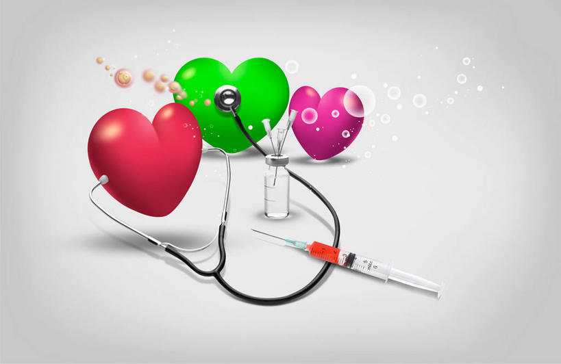 无人,横图,插画,室内,白天,正面,爱情,数码,科技,阴影,灰色背景,爱心,网络,高光,几何,计算机图形,浪漫,合成,图画,画,三个,粉色,红色,绿色,听诊器,温暖,温馨,心形,针管,针筒,恩爱,注射,电脑合成图,数码合成图,和睦,医疗,医疗设备,注射器,合成图,医疗器械,医疗工具,漫画,写实,具体,具象,检测工具,心型,彩图,融洽