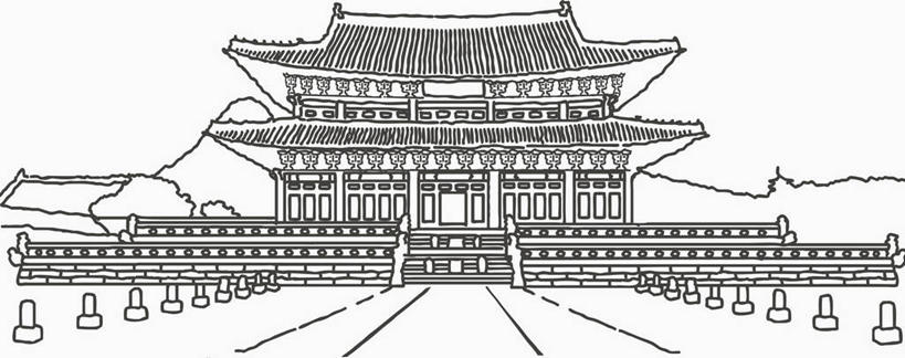 无人,宫殿,横图,黑白,插画,室内,白天,白色背景,正面,旅游,度假,数码,科技,名胜古迹,楼梯,标志建筑,地标,建筑,景福宫,首尔,汉城,韩国,亚洲,阴影,遗迹,网络,瓦片,阶梯,屋顶,首都,高光,几何,计算机图形,合成,顶棚,图画,瓦,古迹,文物,娱乐,建设,古建筑,台阶,画,享受,休闲,旅游胜地,放松,建造,电脑合成图,数码合成图,合成图,漫画,古文明,东亚,屋瓦,写实,具体,具象,大韩民国,首尔市,首尔特别市,特别市,北阙,王宫