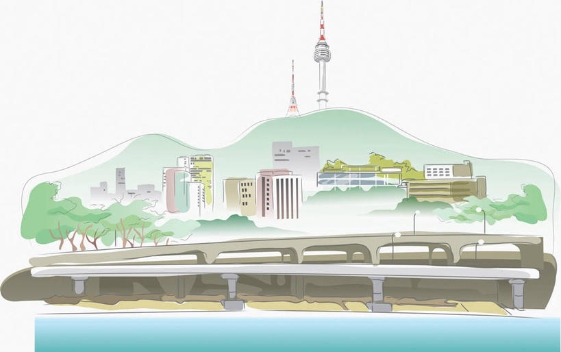 无人,家,横图,插画,室内,白天,正面,旅游,度假,数码,科技,河流,山,山脉,水,植物,标志建筑,地标,建筑,首尔,汉城,韩国,亚洲,阴影,网络,房屋,屋子,河水,山峰,水流,公寓,山峦,首都,高光,几何,计算机图形,合成,图画,娱乐,建设,洋房,楼房,住宅,画,树,树木,绿色,天空,自然,群山,天,享受,休闲,旅游胜地,放松,生长,成长,电脑合成图,数码合成图,合成图,漫画,东亚,南山,写实,具体,具象,大韩民国,首尔市,首尔特别市,特别市,N首尔塔,首尔塔,汉城塔,龙山区,彩图,房子