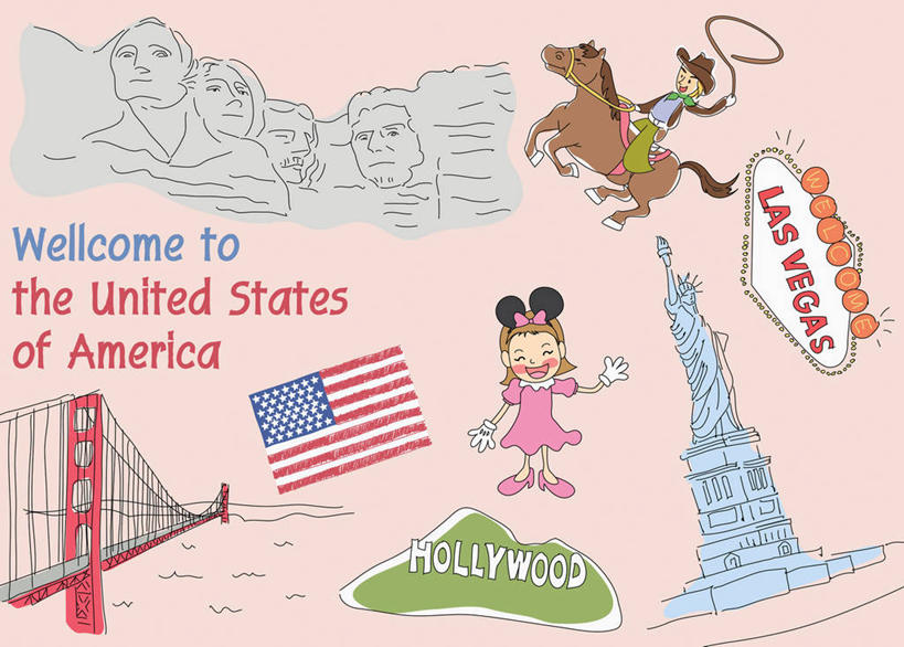 西方人,无人,两个人,公园,站,坐,伸展双臂,笑,微笑,露齿笑,横图,插画,室内,白天,正面,自由,数码,科技,大桥,桥梁,马,野生动物,旗帜,国旗,自由女神像,欧洲,欧洲人,自由女神,阴影,服装,网络,英文,标志,文字,字符,字母,桥,高光,几何,计算机图形,合成,图画,注视,休闲装,标识,一匹,星条旗,拱桥,画,衣服,动物,观察,看,站着,休闲,休闲服,运输,美国国旗,服饰,牲畜,观看,英文字母,悬索桥,电脑合成图,数码合成图,察看,国家公园,合成图,关注,美好,追求,漫画,金门大桥,向往,拉什莫尔山,拉什莫尔山国家纪念公园,金门海峡,桁架拱桥,写实,具体,具象,自由女神铜像国家纪念碑,美国总统山,罗斯摩尔山国家纪念公园,美国总统公园,美利坚合众国总统纪念公园,男人,男性,年轻男性,年轻女性,女人,女性,白种人,旗,敞开双臂,伸开双臂,展开双肩,站立,张开手臂,张开双臂,坐着,彩图,全身,美利坚合众国国旗,自由照耀世界,若虚莫山,总统雕像山