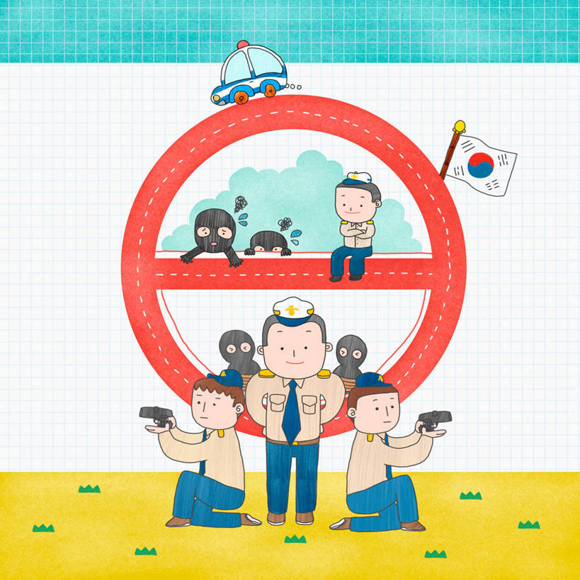 东方人,无人,警察,站,蹲,方图,插画,室内,白天,正面,制服,竞争,数码,科技,道路,路,公路,汽车,警车,旗帜,国旗,帽子,亚洲,对抗,握,阴影,冲突,网络,枪支,分界线,停车线,交通,许多人,高光,几何,计算机图形,拿,合成,图画,拿着,注视,黄种人,破坏,车,画,衣服,红色,交通工具,轿车,观察,看,站着,一群人,武器,战争,握着,手枪,观看,车行道,车行道分界线,军人,损坏,电脑合成图,数码合成图,犯罪,察看,军装,犯法,攻击,威胁,合成图,对立,关注,矛盾,载具,兵器,标线,军服,防御,盗窃,偷窃,漫画,枪械,车行线,弹夹,写实,具体,具象,敌对,挫败,斗争,抗拒,抗衡,杀伤,威慑,小偷,窃贼,盗贼,贼,偷盗,子弹夹,巴拉克拉法帽,危险,男人,男性,年轻男性,亚洲人,旗,马路,蹲着,站立,半身,彩图,韩国国旗,太极旗,刑警,刑事警察