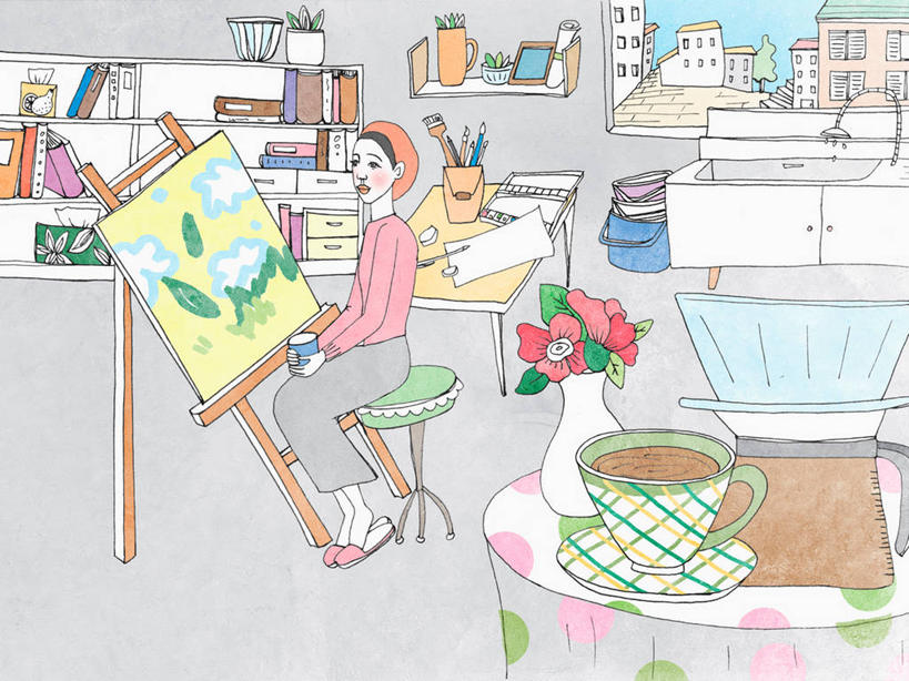 咖啡,东方人,一个人,无人,画家,家,坐,横图,插画,室内,白天,侧面,绘画,幸福,数码,科技,植物,窗户,桌子,杯子,餐具,花瓶,书籍,亚洲,仅一个年轻女性,仅一个女性,仅一个人,握,阴影,服装,艺术,盛开,网络,笔,瓷器,碟子,盘,盆栽,水槽,水龙头,陶瓷,房屋,屋子,办公用品,画板,咖啡杯,美术用品,盆景,陶瓷制品,高光,几何,计算机图形,拿,合成,花蕾,图画,置物架,拿着,注视,休闲装,黄种人,娱乐,书桌,水斗,楼房,开关,玻璃窗,架子,住宅,画,文具,花,花瓣,花朵,鲜花,饮料,衣服,绿色,自然,盘子,画笔,课桌,瓶子,学习用品,书本,碟,花苞,花蕊,打开,观察,看,享受,休闲,温馨,休闲服,放松,乐趣,握着,艺术家,服饰,生长,成长,观看,文具用品,美术,阀门,电脑合成图,数码合成图,察看,提神,舒适,开启,合成图,画师,关注,瓷杯,醒脑,绘画工具,陈列架,漫画,写实,具体,具象,软饮料,水咀,搁架,年轻女性,女人,女性,亚洲人,书,图书,坐着,彩图,全身,房子