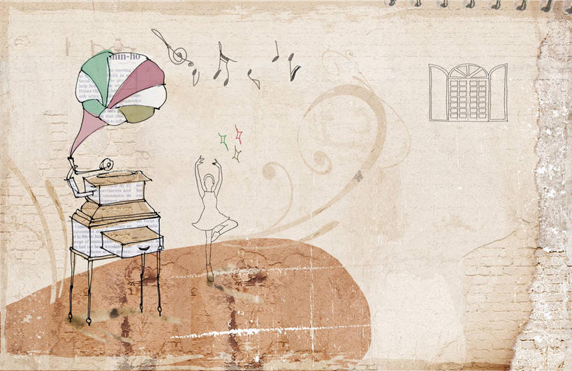 东方人,一个人,无人,跳舞者,举,横图,插画,室内,白天,正面,裙子,陶醉,快乐,数码,科技,芭蕾,窗户,亚洲,仅一个年轻女性,仅一个女性,仅一个人,阴影,网络,高光,几何,计算机图形,音乐,合成,图画,音乐播放器,抬腿,黄种人,玻璃窗,画,托,享受,短裙,电脑合成图,数码合成图,家用电器,节拍,合成图,乐符,音符,漫画,符头,符干,符尾,乐章,写实,具体,具象,芭蕾舞裙,芭蕾裙,留声机,芭蕾舞,唱片机,年轻女性,女人,女性,亚洲人,舞蹈家,舞蹈演员,舞者,举起,举手,举着,向上举,向上伸,向上托,彩图,全身,播放器,沉醉