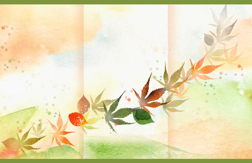 无人,横图,插画,室内,白天,正面,数码,科技,秋季,叶子,阴影,网络,枫叶,枯叶,落叶,高光,几何,计算机图形,合成,图画,画,黄色,红色,枫树叶,电脑合成图,数码合成图,合成图,漫画,写实,具体,具象,叶,叶片,秋,秋天,彩图