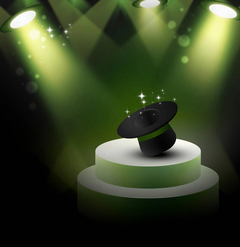 无人,舞台,竖图,插画,室内,白天,正面,数码,科技,帽子,照明,阴影,光线,网络,影子,灯光,高光,几何,计算机图形,合成,图画,礼帽,灯,画,照亮,电脑合成图,数码合成图,合成图,照明设备,手电筒,漫画,电筒,手电,写实,具体,具象,一顶,表演台,彩图,追光