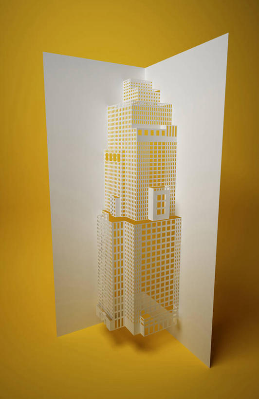 无人,高楼大厦,竖图,室内,白天,正面,大厦,建筑,摩天大楼,静物,黄色背景,立体,空间,纸,纸张,白纸,模型,规划,直观,建筑模型,建筑设计,设计,彩图,大楼,高层建筑,高楼,摩天楼
