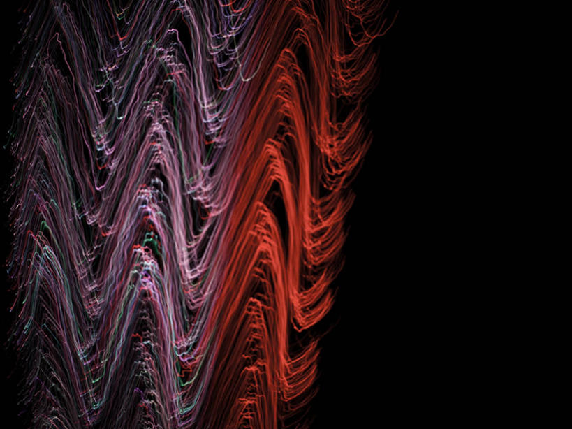 无人,横图,室内,特写,白天,正面,长时间曝光,一排,阴影,黑色背景,曲折,弯曲,整齐,光线,线条,影子,灯光,排列,红色,紫色,摄影,蜿蜒,影棚,队列,曝光,彩图,影棚拍摄,拍摄