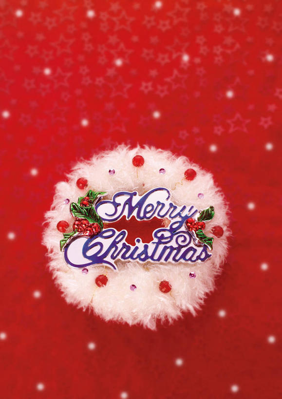 无人,竖图,室内,特写,白天,正面,羽毛,圣诞节,红色背景,节日,轻盈,庆祝,柔软,装饰,英文,标志,花环,文字,字符,字母,文化,标识,庆典,摄影,影棚,纪念,英文字母,华丽,修饰,圣诞花环,点缀,轻柔,衬托,美观,雅致,雅观,圣诞圈,彩图,影棚拍摄,拍摄