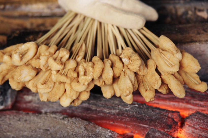 点心,东方人,手,一个人,横图,俯视,室外,特写,白天,烧烤,煤炭,亚洲,仅一个男性,仅一个人,仅一个中年男性,握,朦胧,模糊,料理,食品,年糕,甜点,烤架,烤肉,拿,拿着,黄种人,美食,竹签,食物,糕点,甜食,手部,中式,铁架,握着,能源,单手,燃料,煤,能量,取食签,煤矿,矿业,化石燃料,男人,男性,中年男性,亚洲人,半身,彩图,高角度拍摄,年年糕