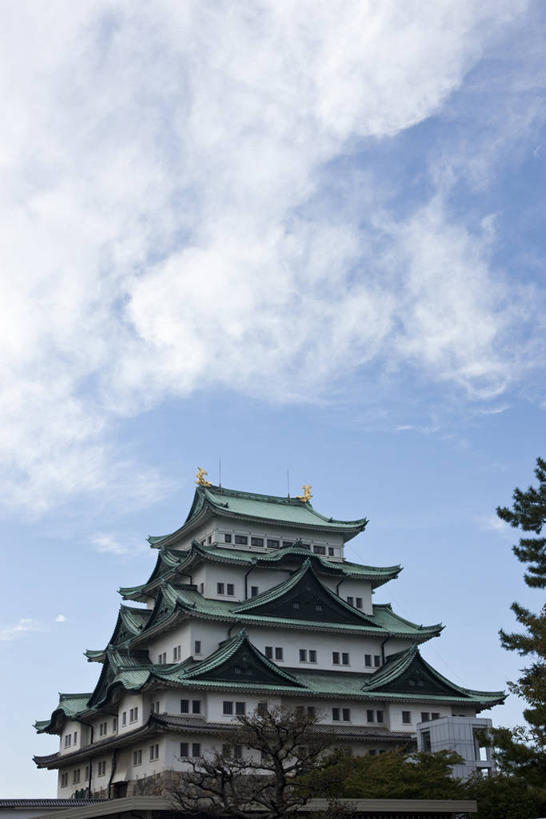 无人,竖图,室外,白天,仰视,旅游,度假,名胜古迹,植物,标志建筑,地标,建筑,爱知县,名古屋,日本,亚洲,阴影,遗迹,光线,影子,堡垒,城堡,云,云朵,云彩,古迹,文物,娱乐,建设,古建筑,树,树木,蓝色,绿色,白云,蓝天,天空,阳光,自然,天,享受,休闲,旅游胜地,放松,生长,晴朗,成长,要塞,古文明,东亚,本州,本州岛,日本国,中部地方,爱知,县厅,名古屋市,设防,晴空,彩图,低角度拍摄,名古屋城