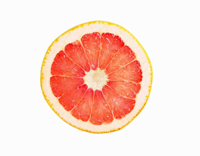 无人,横图,俯视,室内,特写,白天,白色背景,水果,切开,阴影,新鲜,反射,影子,生食,食品,果实,葡萄柚,食物,一个,西柚,切,摄影,有机食品,绿色食品,影棚,单个,剖面,切面,朱栾,彩图,高角度拍摄,影棚拍摄,拍摄