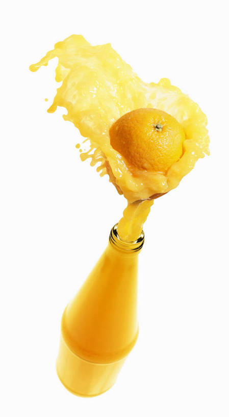 果汁,无人,竖图,俯视,室内,特写,白天,白色背景,水,桌面,桌子,柑橘,水果,阴影,飞溅,新鲜,溅,反射,木制,罐子,液体,影子,水滴,生食,橙汁,食品,果实,饮品,玻璃制品,水珠,食物,饮料,一个,玻璃瓶,木制品,瓶子,摄影,有机食品,绿色食品,影棚,单个,一瓶,可口,喷洒,适口,橘子,桔子,橙子,橙,彩图,高角度拍摄,影棚拍摄,拍摄