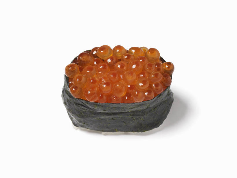 米饭,寿司,无人,横图,俯视,室内,特写,白天,白色背景,烹饪,餐桌,桌子,阴影,反射,影子,鱼卵,日本料理,料理,食品,饭,鱼籽,菜肴,美食,食物,一个,日式料理,日式,摄影,佳肴,影棚,单个,餐台,五谷,醋饭,四喜饭,彩图,高角度拍摄,影棚拍摄,拍摄