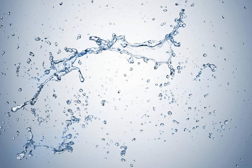 无人,横图,俯视,室内,特写,白天,飞溅,蓝色背景,溅,液体,水滴,水珠,摄影,影棚,喷洒,彩图,高角度拍摄,影棚拍摄,拍摄