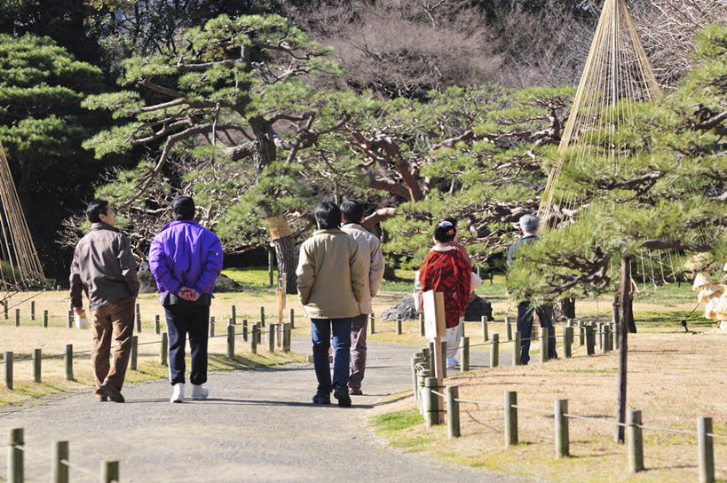 东方人,栏杆,走,横图,室外,白天,草地,草坪,树林,植物,东京,日本,亚洲,行人,阴影,服装,裤子,光线,影子,围栏,中央区,许多人,牛仔裤,休闲装,黄种人,护栏,路人,草,树,树木,背面,衣服,绿色,阳光,自然,一群人,休闲,休闲服,服饰,生长,成长,东亚,本州,关东地方,本州岛,日本国,东京都,过客,滨离宫庭园,男人,男性,女人,女性,中年男性,中年女性,亚洲人,步行,散步,走路,彩图,全身,浜离宫,滨离宫恩赐庭园