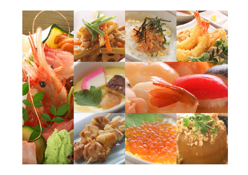 海鲜,米饭,寿司,无人,横图,室内,白天,白色背景,正面,烹饪,数码,科技,许多,阴影,网络,肉,虾,鱼卵,鱼肉,日本料理,料理,食品,饭,很多,高光,几何,计算机图形,合成,鱼籽,水产,菜肴,美食,肉类,海洋生物,食物,日式料理,日式,佳肴,电脑合成图,数码合成图,五谷,合成图,水生动物,海产品,醋饭,水生物,肉食,海底动物,写实,具体,具象,四喜饭,彩图,复合图片,蒙太奇图,组合图