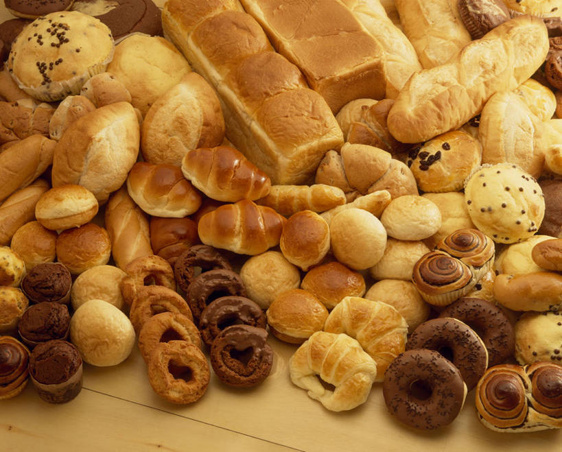 点心,面包,无人,横图,俯视,室内,特写,白天,一堆,许多,阴影,堆叠,堆积,反射,影子,食品,面点,很多,食物,糕点,甜甜圈,堆,多纳滋面包,唐纳滋,面包圈,彩图,高角度拍摄