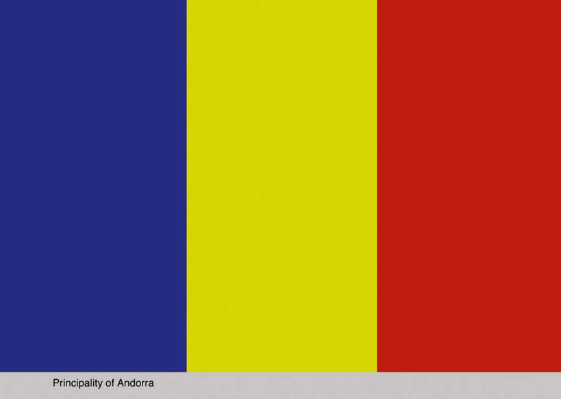 无人,横图,插画,室内,特写,白天,正面,数码,科技,旗帜,国旗,欧洲,安道尔,一面,阴影,灰色背景,网络,首都,高光,几何,计算机图形,合成,图画,画,黄色,红色,蓝色,电脑合成图,数码合成图,漫画,写实,具体,具象,安道尔城,安道尔公国,旗,彩图