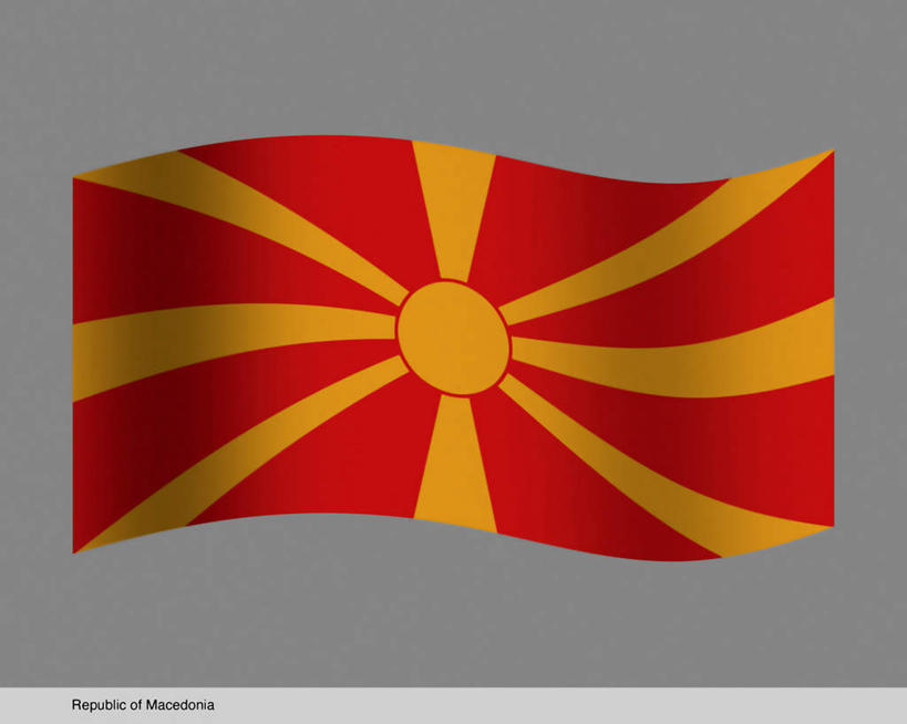 无人,横图,插画,室内,白天,正面,数码,科技,太阳,旗帜,国旗,欧洲,马其顿,一面,阴影,灰色背景,条纹,曲折,弯曲,环绕,围绕,光线,网络,影子,圈,高光,几何,计算机图形,合成,图画,环抱,画,一个,黄色,红色,蜿蜒,单个,电脑合成图,数码合成图,漫画,写实,具体,具象,萦绕,马其顿共和国,旗,彩图