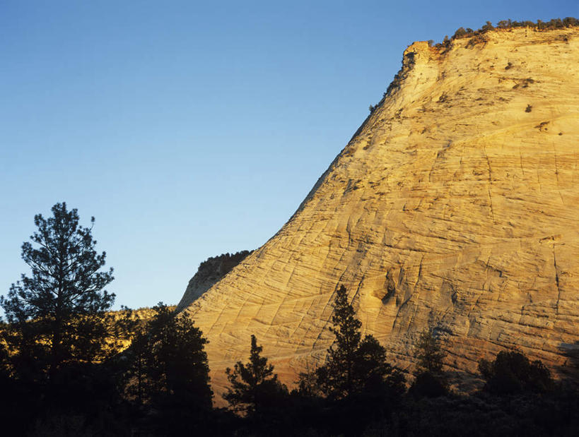 无人,公园,横图,室外,白天,正面,旅游,度假,石头,美景,山,山脉,植物,美国,阴影,光线,石子,影子,景观,山顶,山峰,山峦,娱乐,树,树木,蓝色,绿色,蓝天,天空,阳光,自然,群山,天,享受,休闲,景色,放松,生长,晴朗,成长,北美,北美洲,犹他州,自然风光,美洲,沉积岩,万里无云,北亚美利加洲,亚美利加洲,犹他,蜂窝之州,蜂房州,锡安国家公园,宰恩国家公园,颠峰,极峰,水成岩,石块,岩石,晴空,晴空万里,彩图