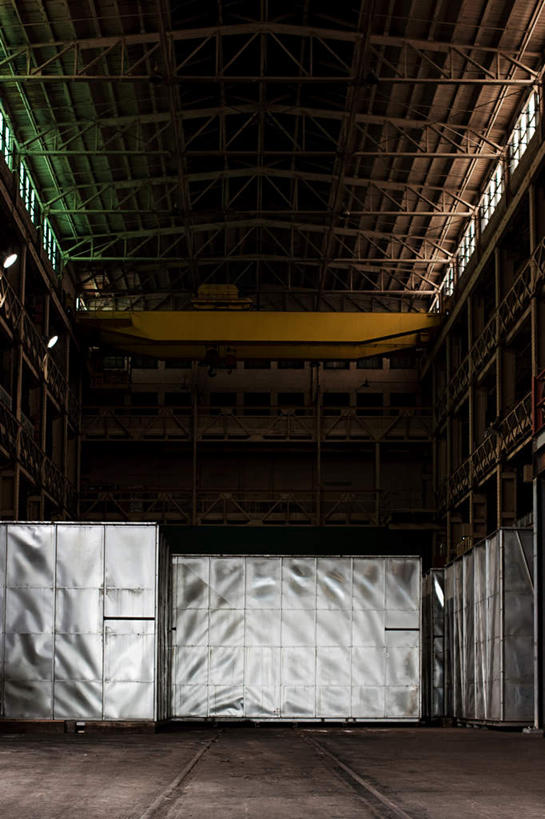 无人,工厂,竖图,室内,白天,仰视,美国,墙,地面,仓库,墙壁,墙面,北美,北美洲,美洲,新泽西,北亚美利加洲,亚美利加洲,新泽西州,新州,花园之州,花园州,彩图,低角度拍摄,工地,制造厂