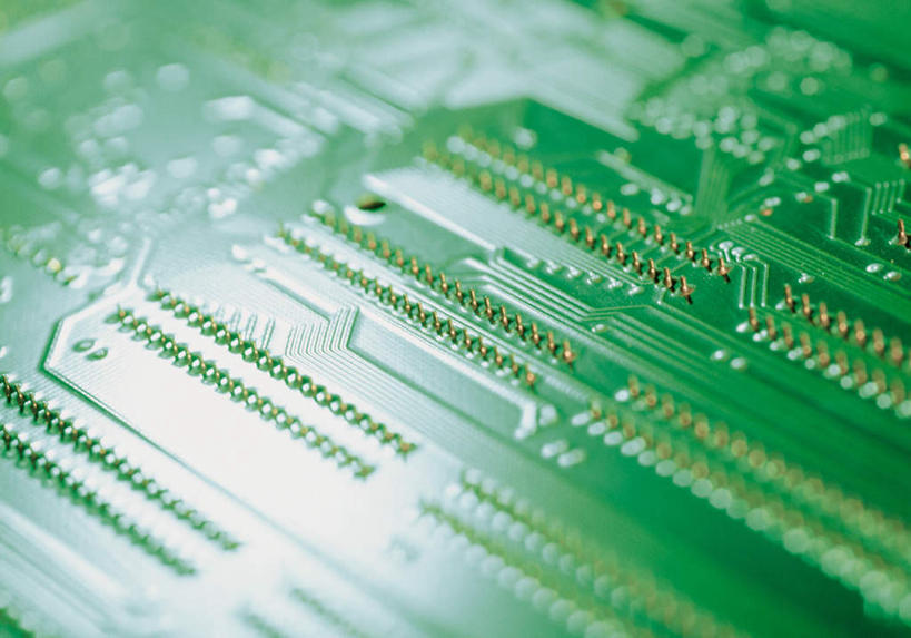 无人,横图,俯视,室内,特写,白天,静物,金属制品,朦胧,模糊,金属,电路板,绿色,彩图,高角度拍摄