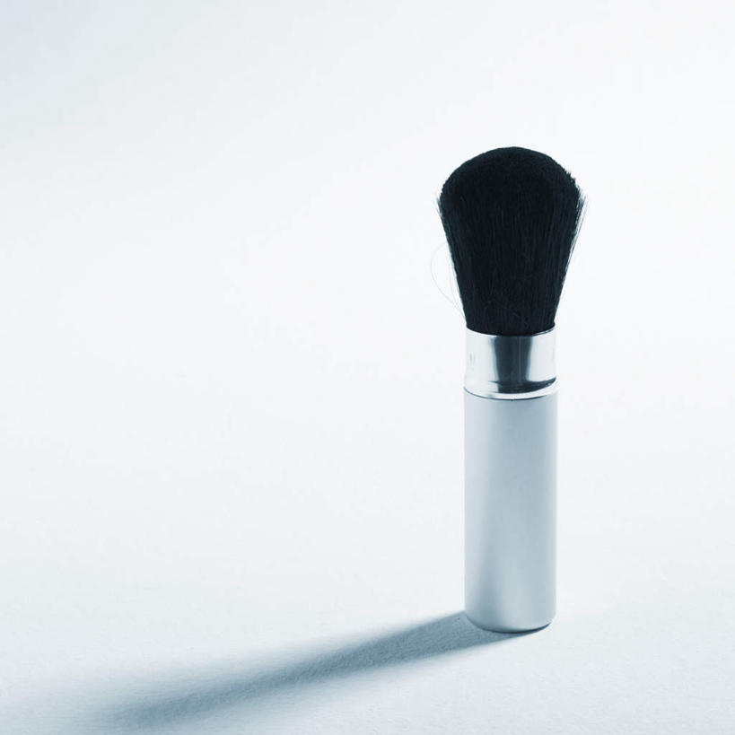 无人,方图,室内,特写,白天,白色背景,正面,静物,阴影,反射,影子,一个,化妆刷,刷子,摄影,影棚,单个,美容工具,彩妆刷,化妆工具,蜜粉刷,彩图,影棚拍摄,拍摄