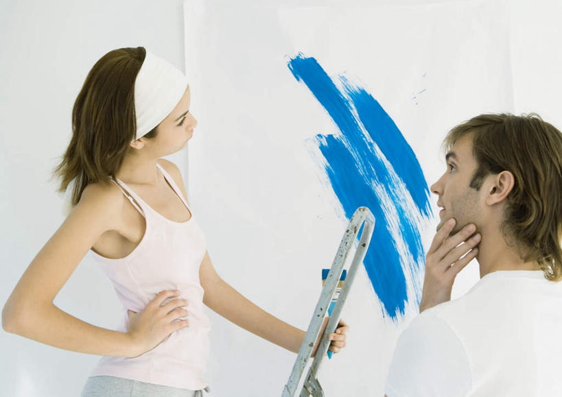 西方人,两个人,夫妻,站,说,横图,室内,白天,正面,爱情,装修,欧洲,欧洲人,撑,梯子,墙,浪漫,托腮,注视,休闲装,手叉腰,装潢,墙壁,墙面,叉腰,观察,看,托,站着,温暖,温馨,休闲服,恩爱,恋人,观看,搬家,涂料,和睦,察看,关注,托下巴,交流,男人,男性,年轻男性,年轻女性,女人,女性,白种人,情侣,沟通,讲话,交谈,说话,谈话,站立,半身,彩图,涂鸦,伴侣,融洽