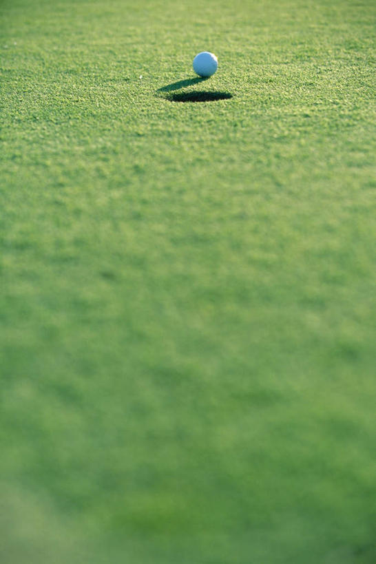 无人,竖图,俯视,室外,白天,锻炼,运动,阴影,光线,高尔夫球,球洞,影子,球,一个,阳光,球体,单个,体育,彩图,高角度拍摄,健身