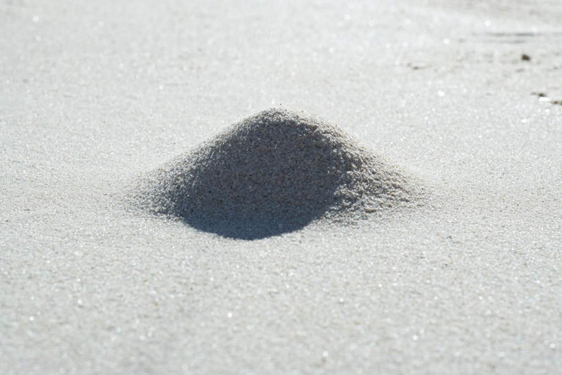 无人,横图,俯视,室外,白天,沙滩,许多,堆积,洒落,沙子,海岸,沙地,沙粒,堆砌,沙砾,积累,绘制,海滩,彩图,高角度拍摄