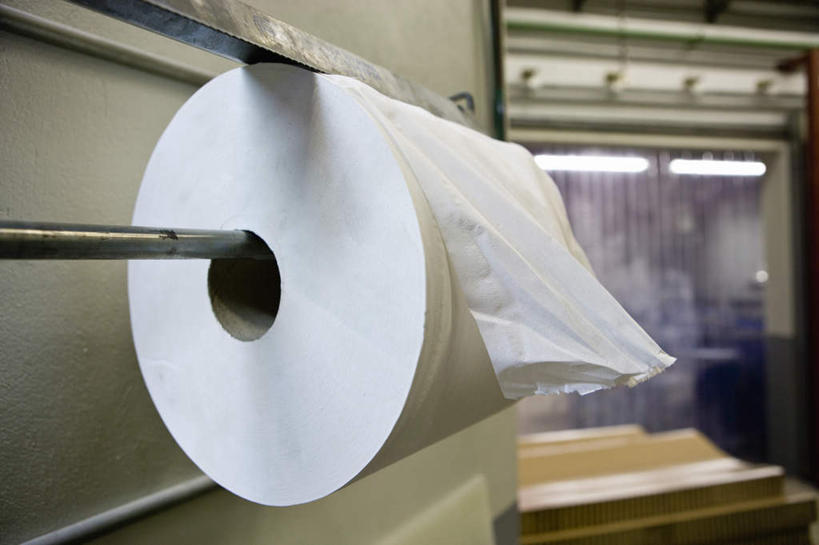 无人,横图,室内,特写,白天,正面,窗户,静物,一卷,朦胧,模糊,支架,玻璃窗,纸巾,卫生纸,卷筒纸,彩图