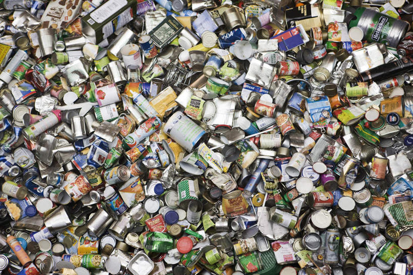 无人,横图,俯视,室外,特写,白天,一堆,许多,堆叠,堆积,环保,金属,垃圾,瓶子,堆,铝制品,回收,资源,利用,低碳,循环,铝,彩图,高角度拍摄