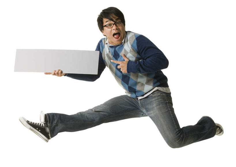 东方人,一个人,学生,跑,笑,微笑,露齿笑,横图,室内,白天,白色背景,正面,毛衣,衬衫,指示牌,亚洲,仅一个男性,仅一个人,一副,握,服装,标志,广告牌,眼镜,注视,休闲装,黄种人,标识,仅一个年轻男性,衣服,观察,看,张嘴,休闲,休闲服,握着,摄影,服饰,影棚,观看,张开双腿,察看,关注,线衫,近视眼镜,张大嘴巴,展开双腿,男人,男性,年轻男性,亚洲人,张开嘴,跑步,彩图,全身,影棚拍摄,衬衣,绒衣,套衫,套头毛衣,线衣,拍摄,伸展双腿