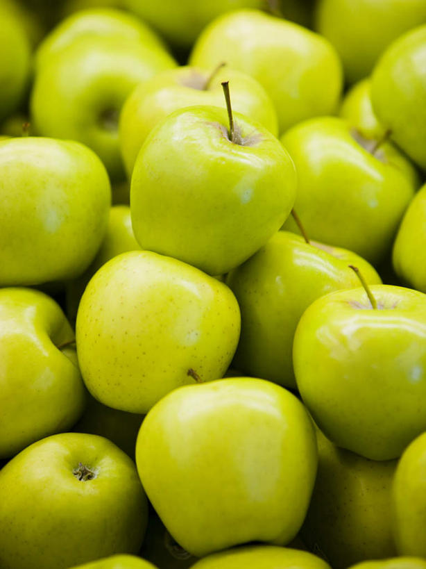 无人,竖图,俯视,室内,特写,白天,苹果,水果,一堆,许多,堆叠,堆积,新鲜,生食,食品,果实,很多,食物,绿色,青苹果,有机食品,绿色食品,堆,彩图,高角度拍摄