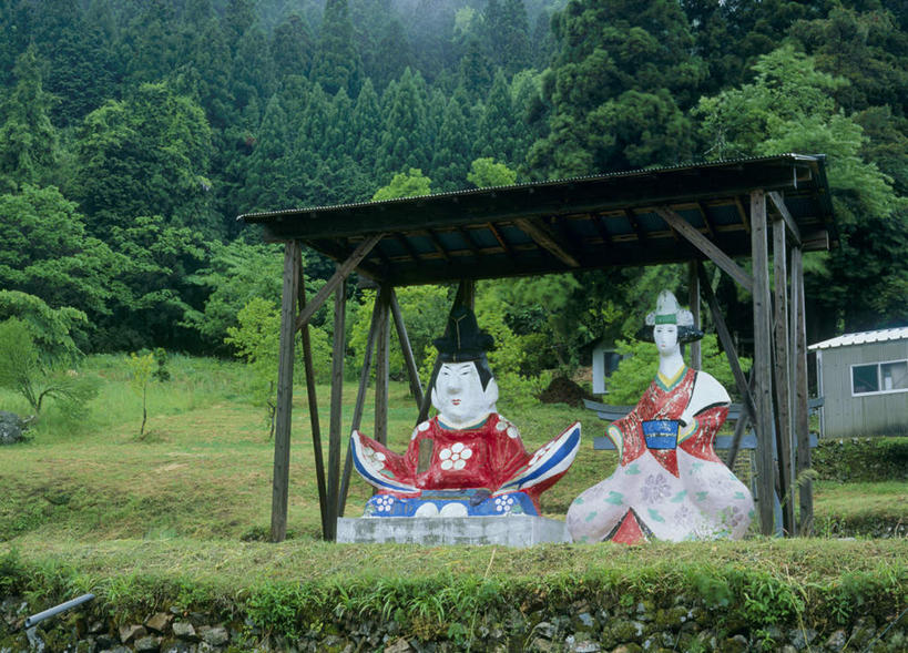 无人,木屋,横图,室外,白天,正面,旅游,度假,草地,草坪,美景,树林,植物,雕塑,广岛县,日本,亚洲,日本文化,佛像,景观,娱乐,草,树,树木,绿色,自然,陶制品,享受,休闲,景色,放松,宗教,信仰,生长,成长,自然风光,东亚,本州,本州岛,日本国,広岛,中国地方,彩图,茅舍,茅屋,棚屋,小木屋,小屋,传统文化