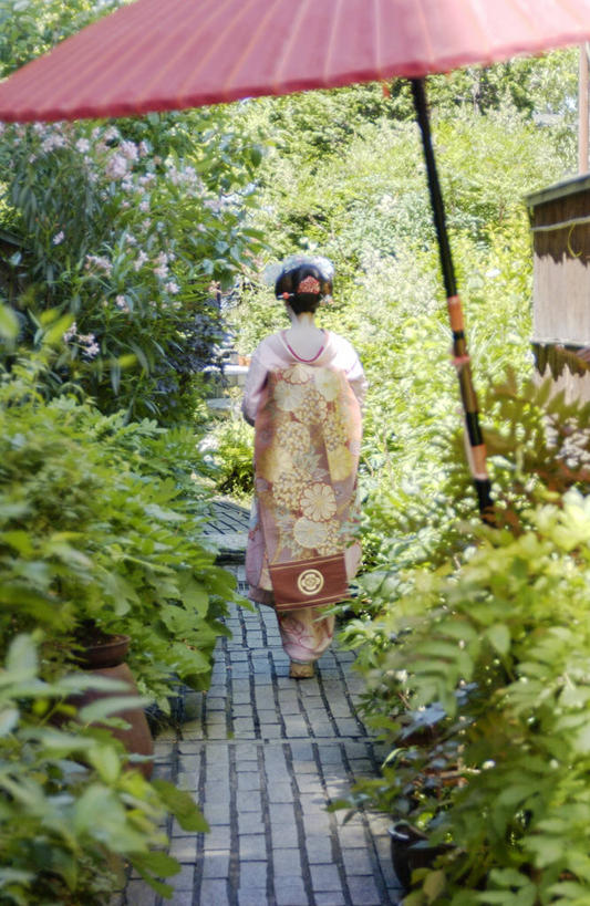 东方人,一个人,走,竖图,室外,白天,民族服装,幸福,植物,道路,路,亚洲,仅一个年轻女性,仅一个女性,仅一个人,一把,阴影,花纹,和服,日本文化,光线,布,伞,图案,影子,雨伞,纸伞,小路,交通,古典,布纹,油纸伞,拎,黄种人,文化,树,树木,背面,红色,绿色,阳光,自然,服饰,生长,成长,纪念,布匹,吉祥,古朴,艺妓,吴服,唐草,唐花,唐锦,风吕敷,包袱布,艺伎,芸妓,芸者,平安,年轻女性,女人,女性,亚洲人,步行,散步,走路,彩图,全身,传统服装,民俗服,拎着