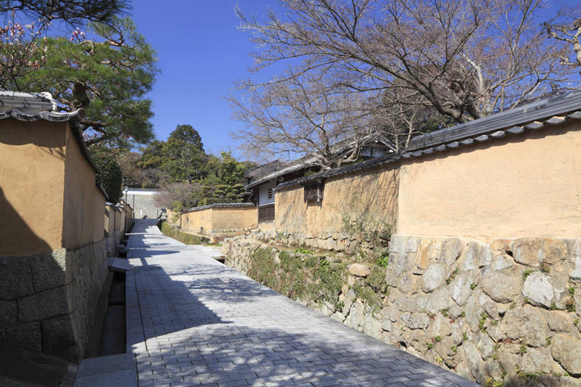 无人,家,横图,室外,白天,正面,度假,石头,美景,植物,城市风光,城市,道路,路,日本,亚洲,阴影,光线,石子,影子,房屋,墙,屋子,景观,小路,枝条,交通,娱乐,楼房,墙壁,墙面,住宅,树,树木,树枝,蓝色,蓝天,天空,阳光,天,享受,休闲,景色,放松,晴朗,东亚,本州,万里无云,本州岛,日本国,中国地方,山口,山口县,下关,虬枝,枝杈,石块,岩石,晴空,晴空万里,彩图,房子,下关市