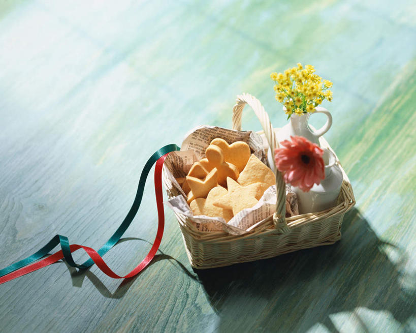 点心,无人,横图,俯视,室内,特写,白天,下午茶,丝绸,丝带,食品,甜点,甜品,缎带,绸带,食物,糕点,甜食,摄影,影棚,彩图,高角度拍摄,影棚拍摄,拍摄