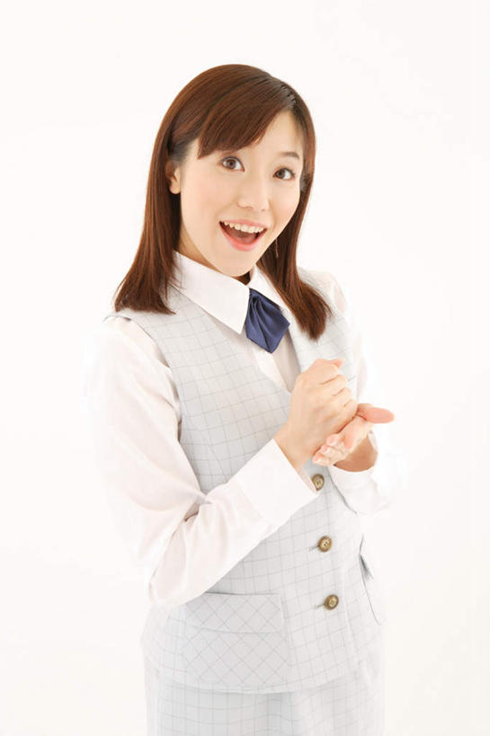 东方人,一个人,商务人士,商务女性,站,笑,微笑,露齿笑,竖图,室内,白天,白色背景,正面,工作服,制服,亚洲,仅一个年轻女性,仅一个女性,仅一个人,击掌,套装,黄种人,站着,张嘴,摄影,影棚,商务装,张大嘴巴,工薪阶层,工作制服,年轻女性,女人,女性,亚洲人,白领,上班族,张开嘴,站立,半身,彩图,影棚拍摄,工作套服,拍摄